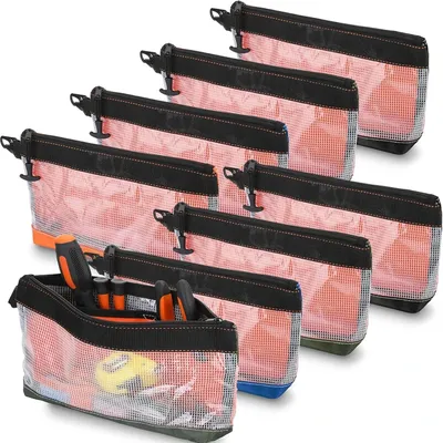 Waterproof Storage Bag Transparent PVC Tool Bag Anti-static Hardware Kit Portable Parts Bag Multifunctional Practical Work Bag