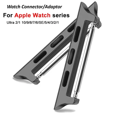 Metal Adapter Connector for Apple Watch Band 49mm 45mm 44mm 42mm 38/40/41mm IWatch Ultra 10 9 8 7 6