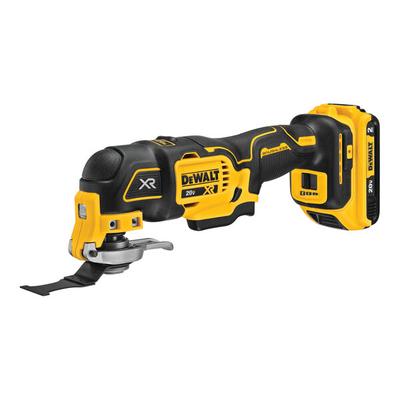 DeWalt 20V MAX XR 35-Piece Cordless Brushless 3-Speed Oscillating Multi-Tool Kit with Rechargeable 2.0 Ah Lithium-Ion Battery, Charger, 28 Attachments, Accessory Adapter, and Tool Bag DCS356D1