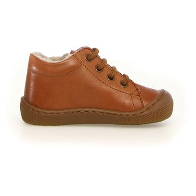 Naturino - Kid's Amur Nappa Spazz. Lined - Barfußschuhe 25 | EU 25 braun/weiß Image