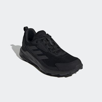 Wanderschuh ADIDAS TERREX "TERREX ANYLANDER", Gr. 43, schwarz (core schwarz, core schwarz, grau four), Textil, sportlich