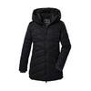 Steppjacke "GW 16 WMN QLTD JCKT", Damen, Gr. 40, schwarz, Oberstoff: 100% Polyester, Futter: 100% Polyester (recycelt), Wattierung: 100% Polyester, G.I.G.A. DX BY KILLTEC, sportlich, Jacken, Modische, wasserabweisende Damenjacke mit Kapuze,...
