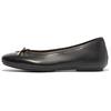 Ballerina FITFLOP "DELICATO BOW", Damen, Gr. 40, schwarz, Leder, unifarben, elegant, Schuhe, Slipper mit Schleife
