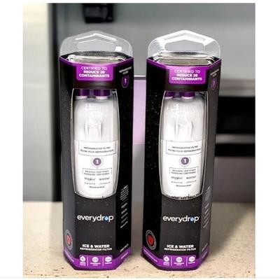 Everydrop EDR1RXD1 Refrigerator Filter 1 Replace Whirlpool W10295370A Filter - 2pack