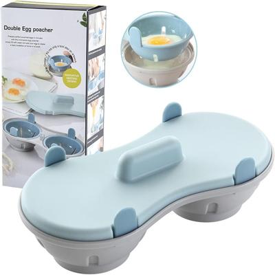 Creative Microwave Steamed Double Egg Poacher