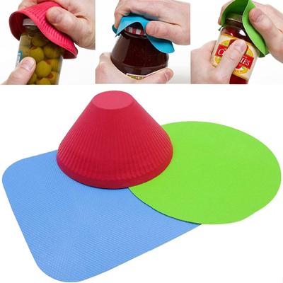 Jar Gripper Multi Purpose Reusable Rubber Gripper Jar Opener Set of 3