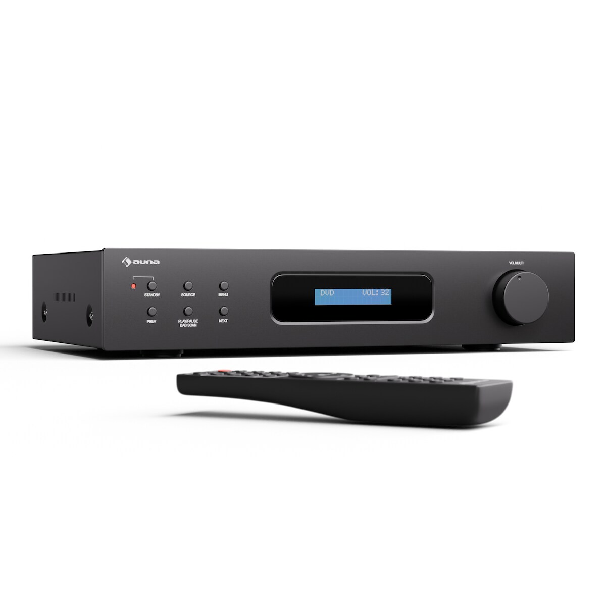 auna Art22 Amplifier DAB+ BT HiFi-Verstärker DAB+/FM Radio Schwarz Image