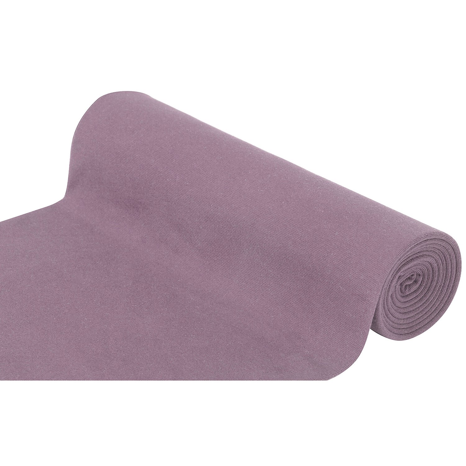 Glatter Bündchenstoff Comfort, lila Image