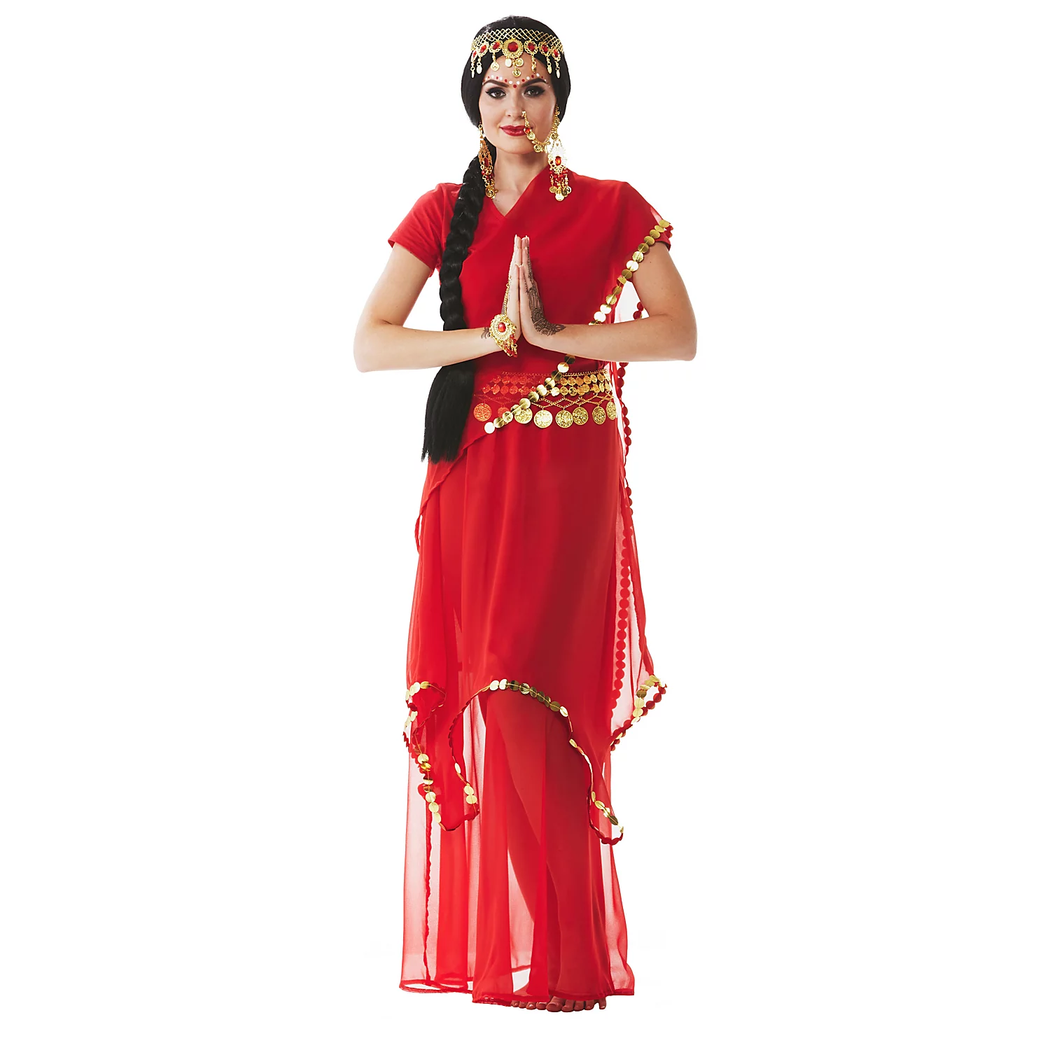 buttinette Bollywood-Rock India, rot Image
