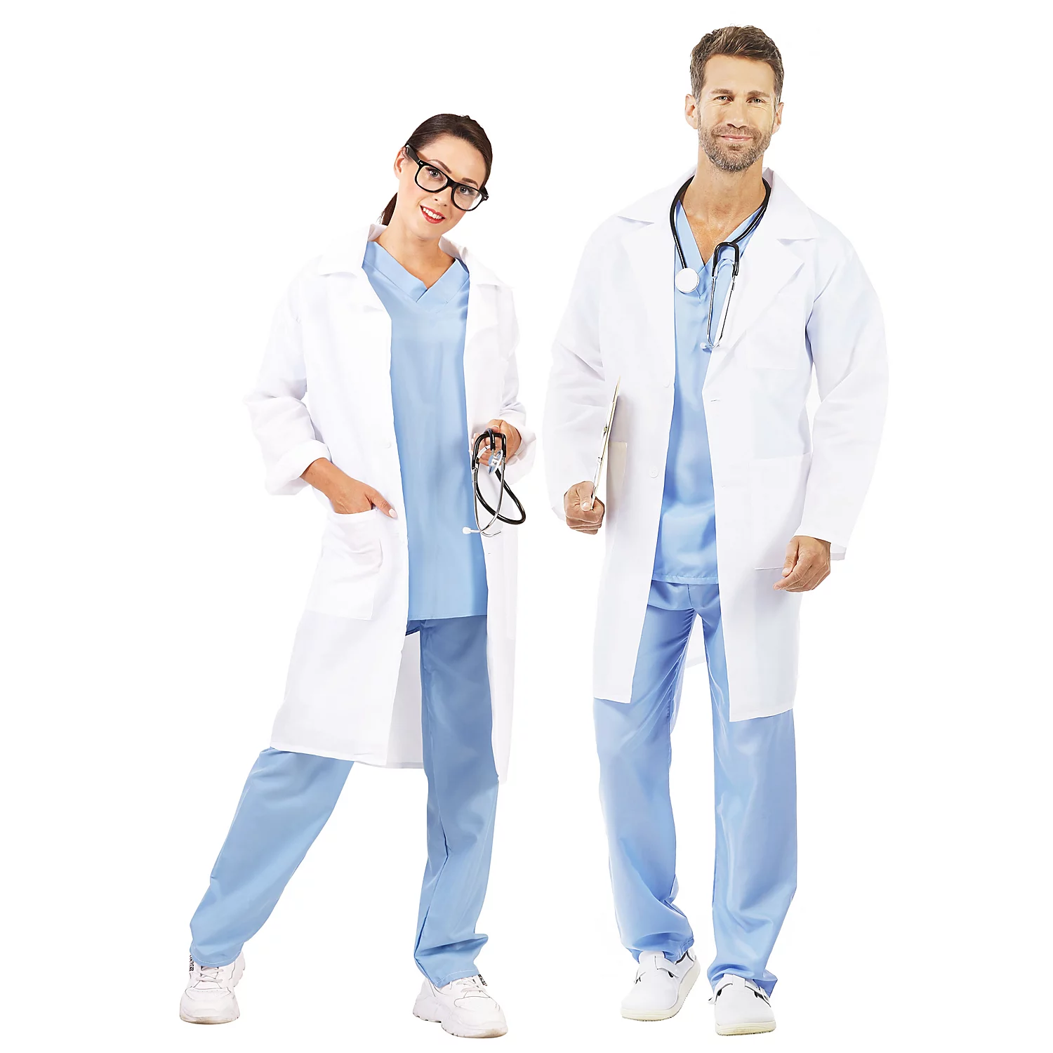 Arzt-Kostüm Mr. White für Herren Image