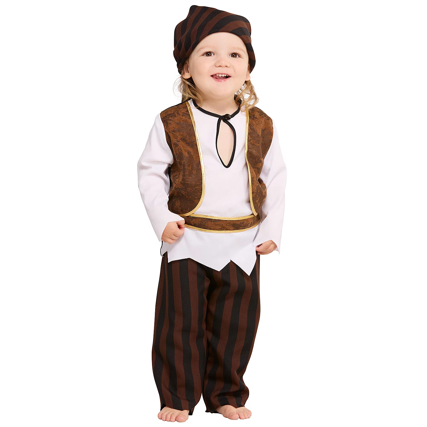 Kinderkostüm Pirat, braun/schwarz Image