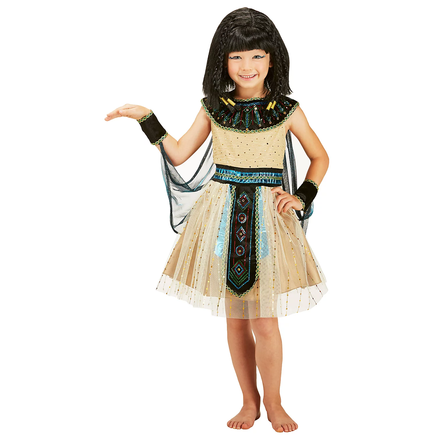 Ägypterin-Kostüm Yanara für Kinder Image