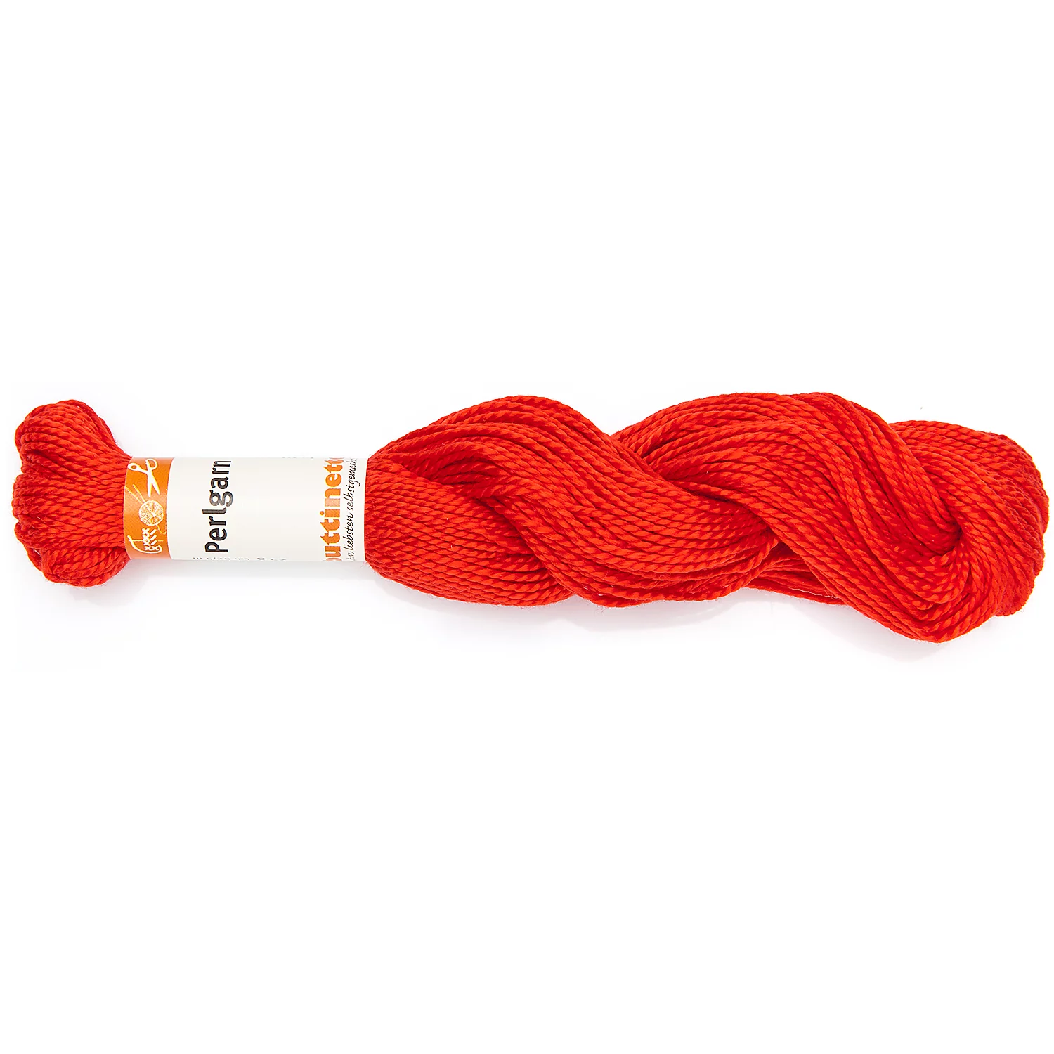 buttinette Fil à broder perlé, rouge, 25 g