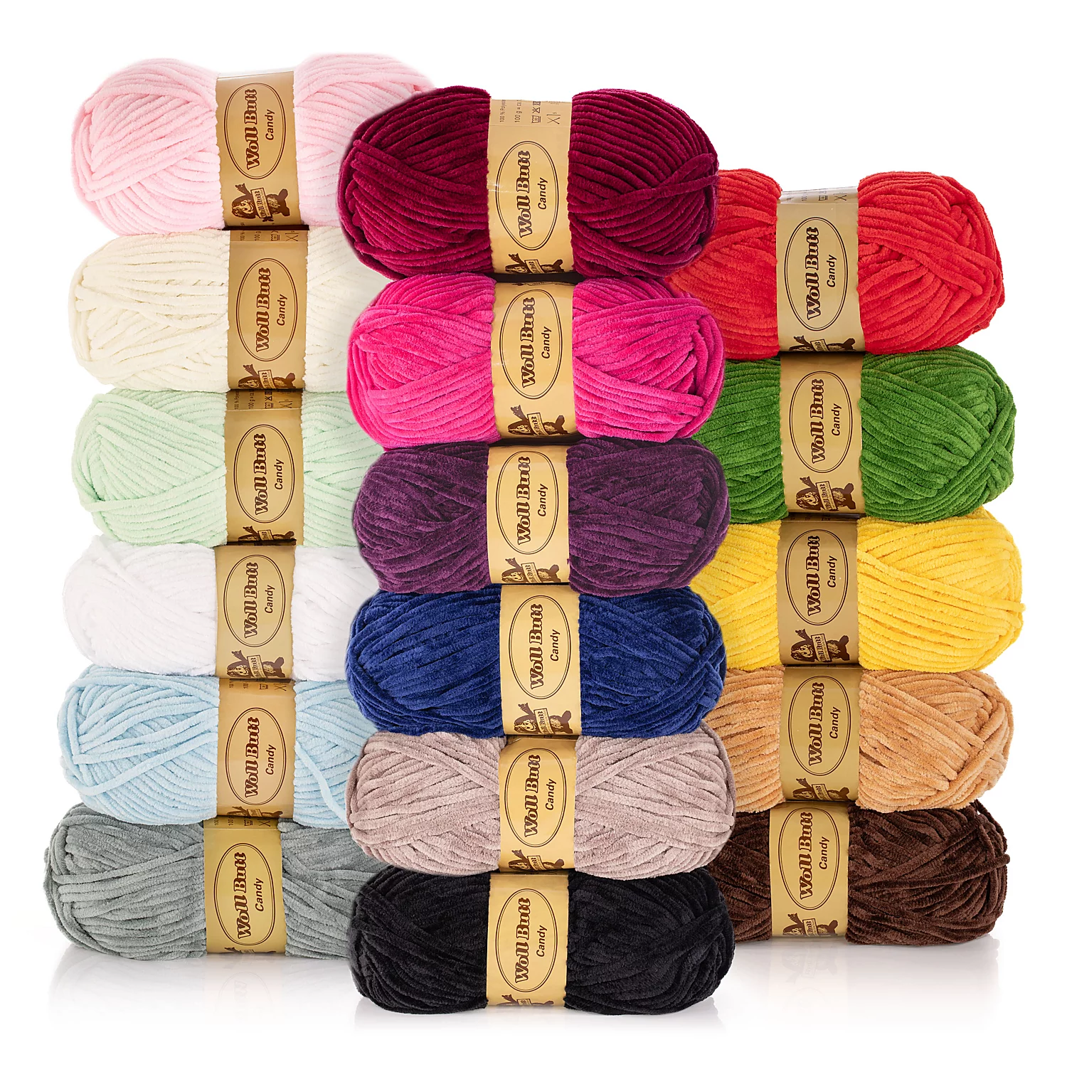 Woll Butt Laine Candy - fil chenille polyester