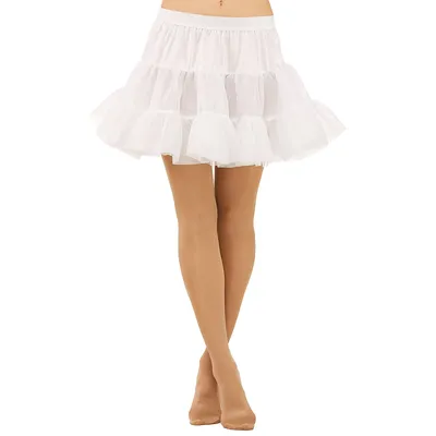 Petticoat mit härterer Appretur für Kinder, weiß