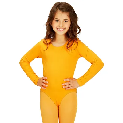 Kinder-Langarmbody, orange Image