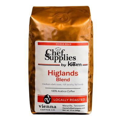 Vienna Coffee WHG-12 12 oz Ground Coffee, Highlands Blend