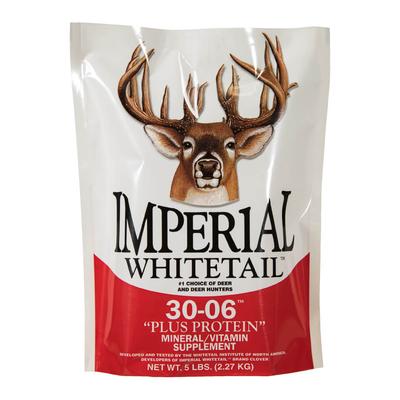 Whitetail Institute Imperial Whitetail 30 06 Mineral and Vitamin Plus Protein 30 lbs - Carton of 6- 5lb Bags