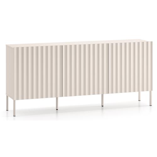 Sideboard 3-türig, hellbeige, 170 cm