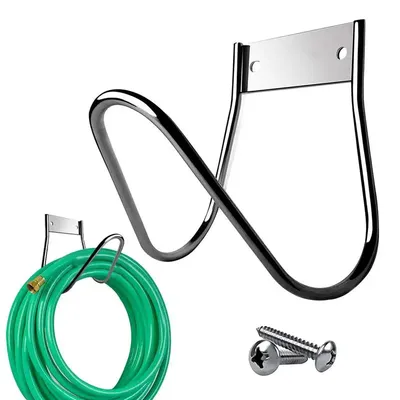 Hose Hanger Stainless Steel Small Wall Mount Garden Hose Hook Heavy Duty Hose Hook for Garden Hose Expandable Hose Hose Reel