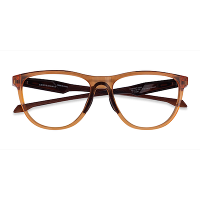 Unisex s round Orange Plastic Prescription eyeglasses - Eyebuydirect s Oakley Admission A