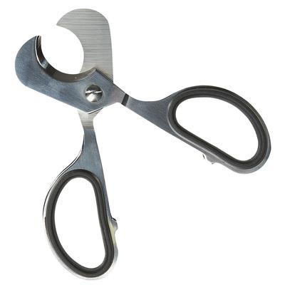 Rubberized Steel Cigar Scissors - Stainless Steel