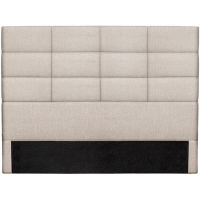 Bettkopfteil modern aus beige-naturfarbenem Stoff 160 cm anatole Image