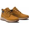 Schnürboots TIMBERLAND "M Seneca Bay LOW LACE UP SNEAKER DA", Gr. 43,5, gelb (wheat), Leder, Synthetik, sportlich, Schuhe, Winterstiefel, Schnürstiefel, Winterschuhe