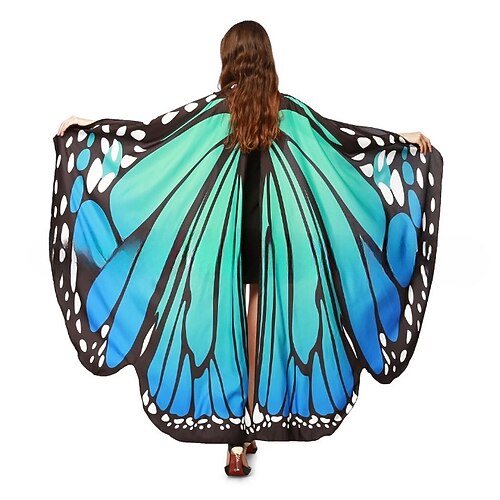 Karnevalskostüm 2026 Märchen Schmetterling Karneval Flügel Maske Lustiges Kostüm Erwachsene Damen Weihnachten Karneval Party Einfaches Karnevalskostüm Verkleiden Image