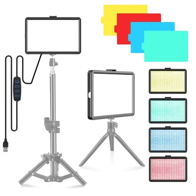 8 Inch Photo Studio LED 3000-6000k Lighting Video Fill Lamp Light Panel Photography for Live