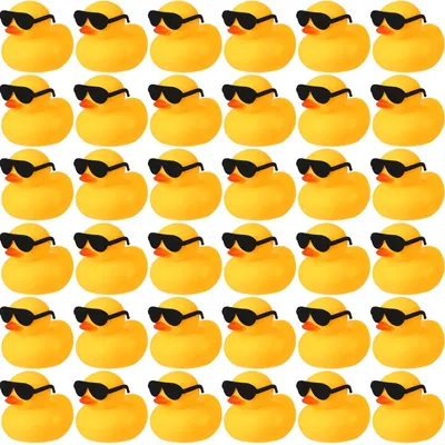 6/12/24pc Rubber Duck Toys Yellow Rubber Ducks Squeak & Float Ducky Pool Toy Cruise Holiday