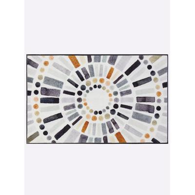 Fußmatte Gr. 7, grau (grau, beige), B:115cm H:7mm L:175cm, Polyamid, Kunstfaser, Teppiche Image