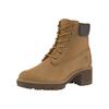 Schnürstiefelette TIMBERLAND "Kinsley", Gr. 39, gelb (wheat, braun), Synthetik, Leder, sportlich, Schuhe, Winterschuhe, Winterstiefel, Schnürboots, Winterboots, wasserdicht