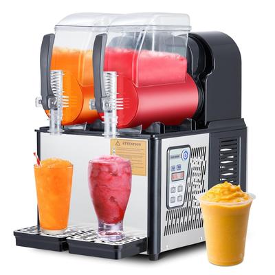 Commercial Slushy Machine,Stainless 370W Steel Margarita Slushie Make