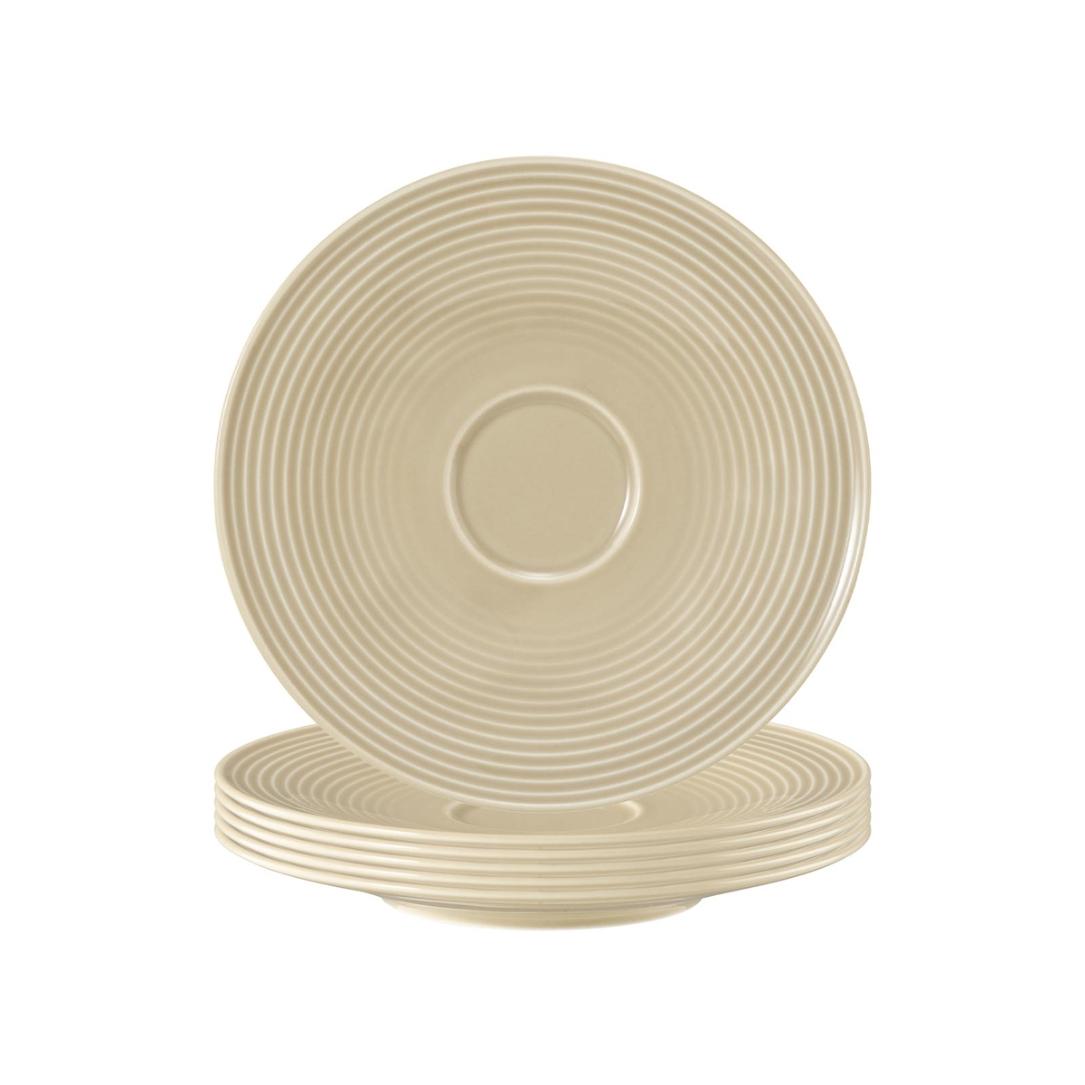 Seltmann Weiden Beat Color Glaze Untertasse ø 16,7 cm 6er Set - Sandbeige Image