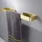 Golden Bathroom Robe Hook Towel Rail Rack Bar Kitchen Roll Paper Hand Towel Hanger Self Adhesive