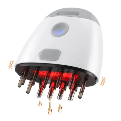 Electric Scalp Massager for Hair Growth Infrared Red Light Therapy High-frequency Vibration Hair