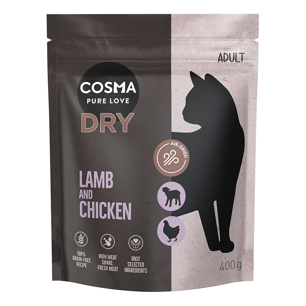 Cosma Air-Dried Agnello & Pollo Crocchette per gatto - 400 g