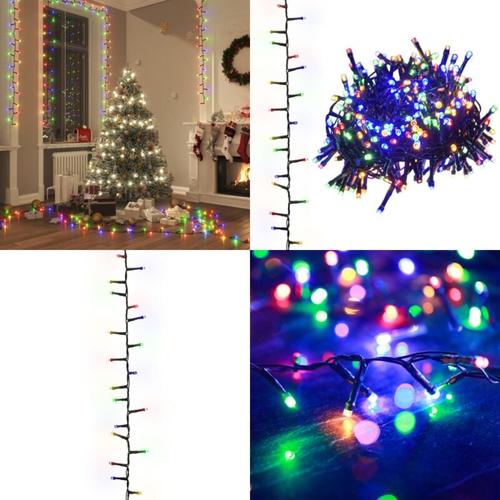 LED-Lichterkette mit 400 LEDs Mehrfarbig 13 m PVC - LED-Lichterkette - LED-Lichterketten - Home &