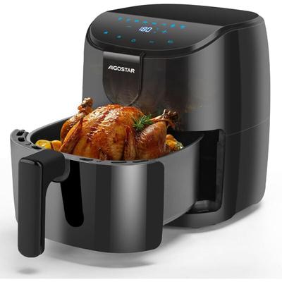 Aigostar - Heißluftfritteuse xl Air Fryer 9 in 1,1500W 4L mit 60-Minuten-Timer und LED-Bildschirm,