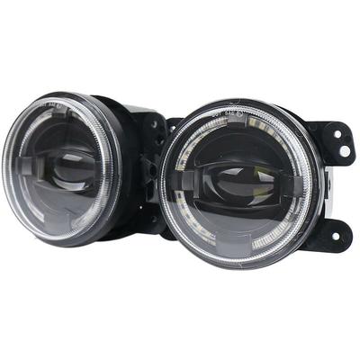 2 Stück 4 Zoll Frontstoßstangenscheinwerfer 12 v 6500 k Nebelscheinwerferlampe Led Angel Eye für