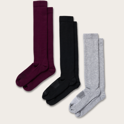 Tecovas Over-The-Calf Socks (3-Pack), Polyester/Spandex, Size L (M: 9-13)/(W: 11+)