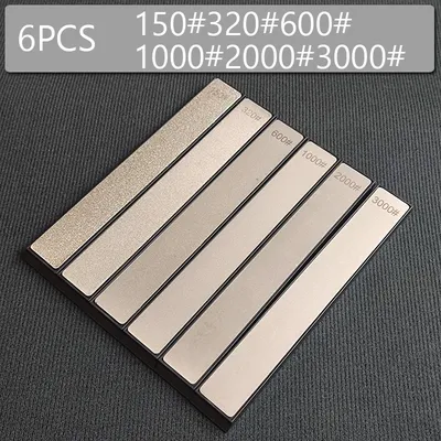 [6pcs] Diamond Stones Grinding Blade Multi-Purpose Outdoor Sharpener Fixed Angle Sharpener Dedicated