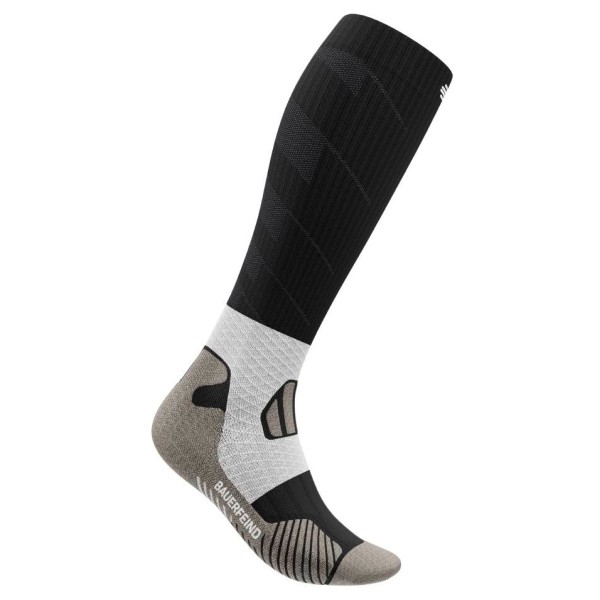 Bauerfeind Sports - Trail Run Compression Socks - Laufsocken 46-49 - Wade S | EU 46-49 schwarz/grau