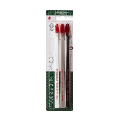Swissdent PROFI COLOURS TRIPLE Zahnbürste