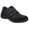 Klettschuh JOSEF SEIBEL "New Anvers 85", Herren, Gr. 43, schwarz, Leder, klassisch, Schuhe, Freizeitschuh, Halbschuh, Komfortschuh, Klettverschlüsse, Weite K