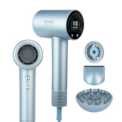 VEVOR High-Speed Hair Dryer with 105,000RPM Brushless Motor,for Home Travel