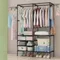 Hanging Clothes Rack Double-Row Large Wardrobe Hangers For Clothes And Shoes Multi-Functional