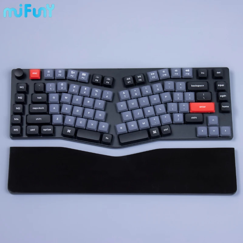MiFuny Keychron K15PRO Handauflage Kurze Achse Unregelmäßige mechanische Tastatur Handgelenkauflage Quarzstein Maßgeschneiderte Gaming-Handgelenkauflagen Image