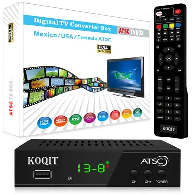 Digital TV Converter Box ATSC Free QAM Cabal Box digital converter box for tv Terrestrial Broadcast